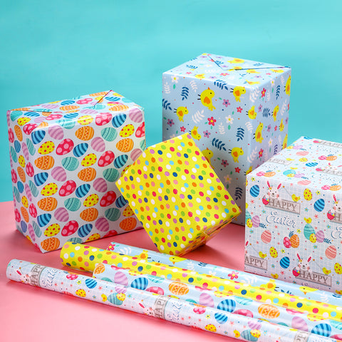 Easter Gift Wrapping Paper Rolls for Gift Wrap, Craft - 40 x 120 inch –  WrapaholicGifts